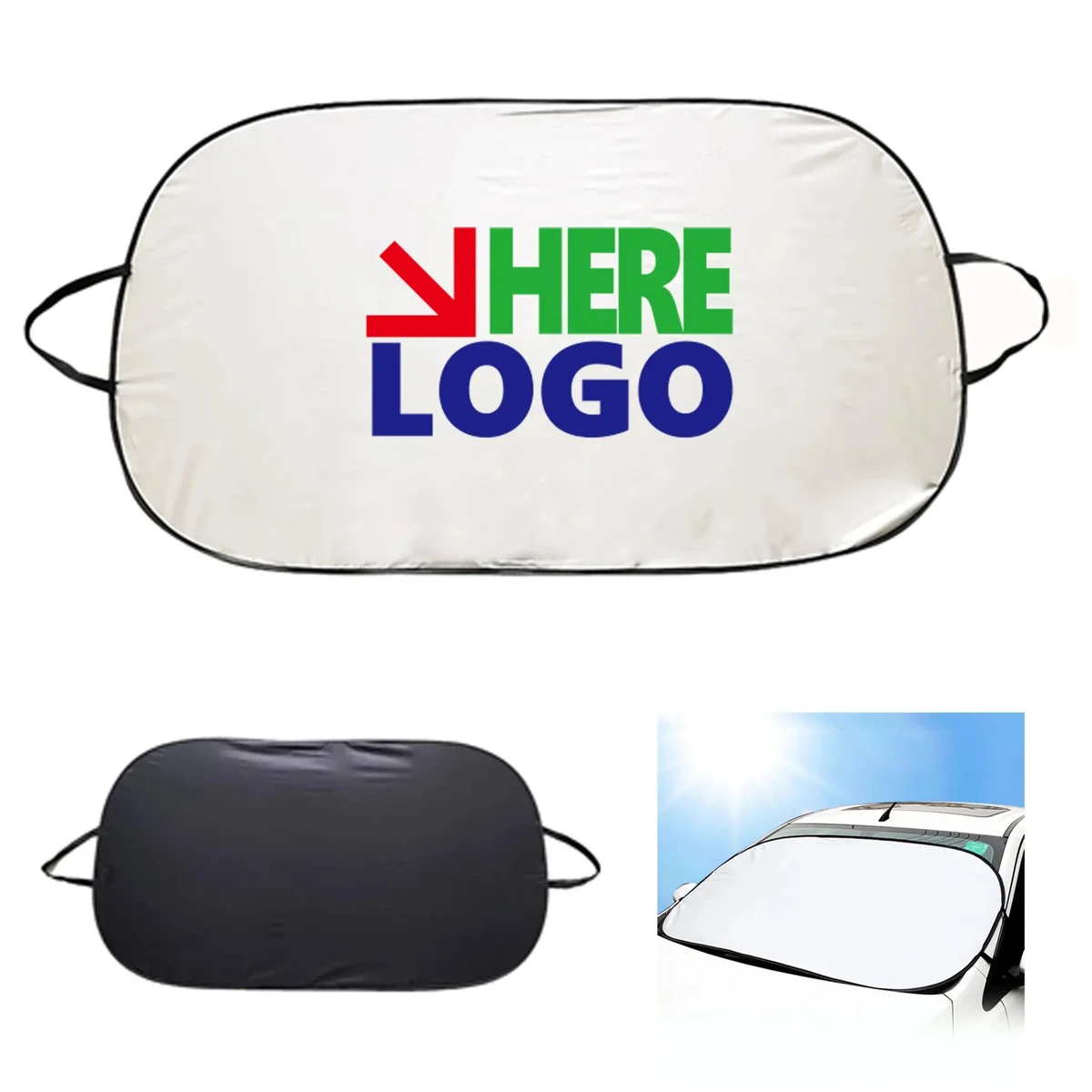 Universal Folding Car Sunshade 1