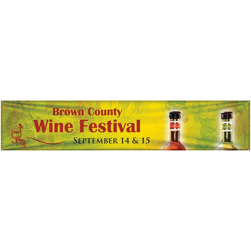 4' x 20' Custom Knitted Polyester Banner