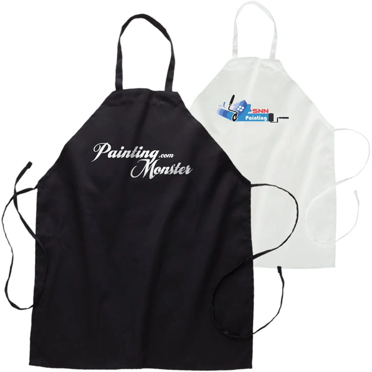 Large Print Wide Bib Butcher Apron USA Decorated (28" x 34") 1