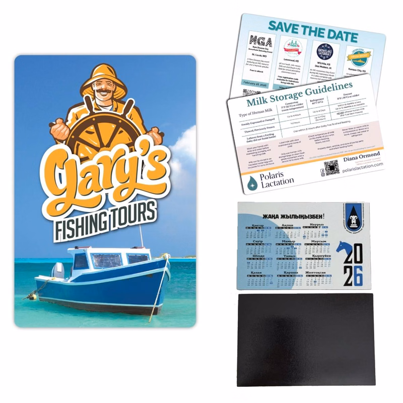Custom Full-Color Rectangle Paper Magnet