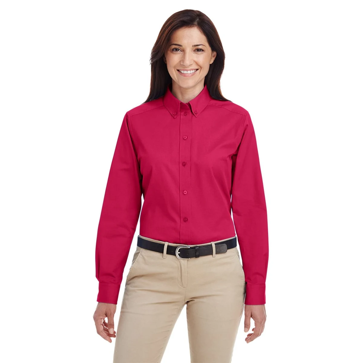 Women's Foundation Cotton Twill Shirt with Teflon - M581W 1