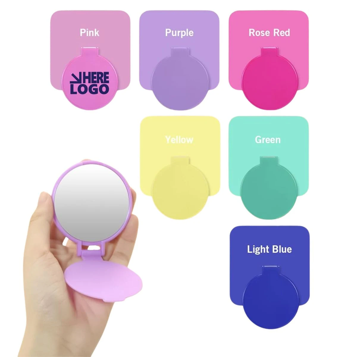 Personalized Compact Cosmetic Mirror Gift 1