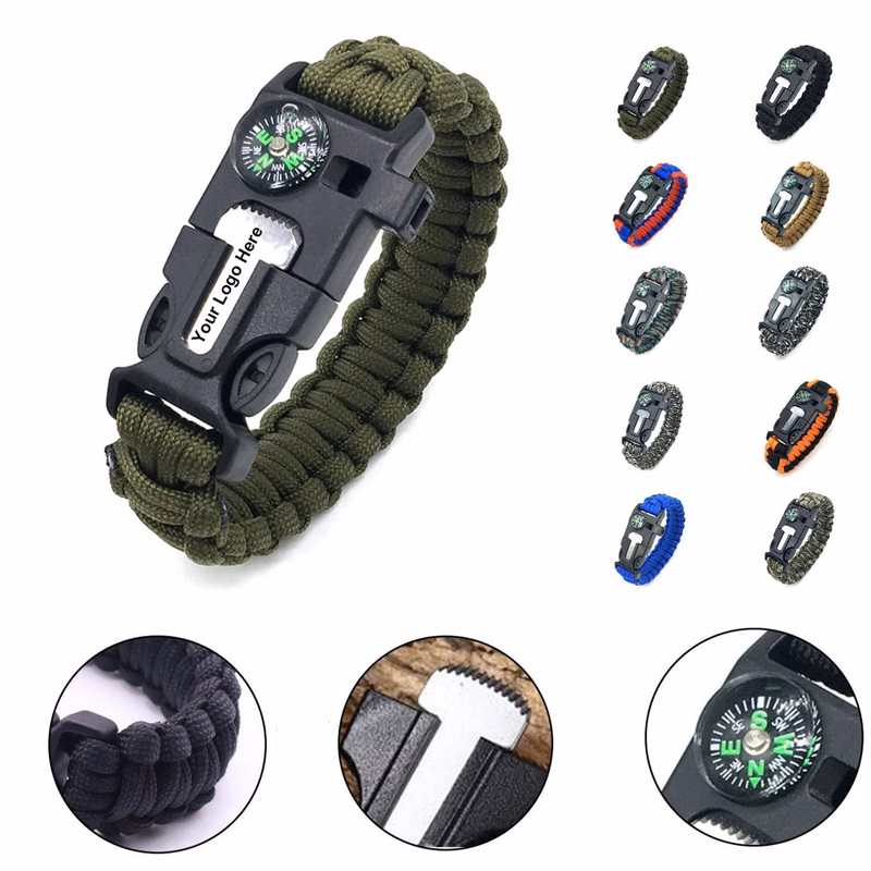 Handmade Paracord Survival Bracelet