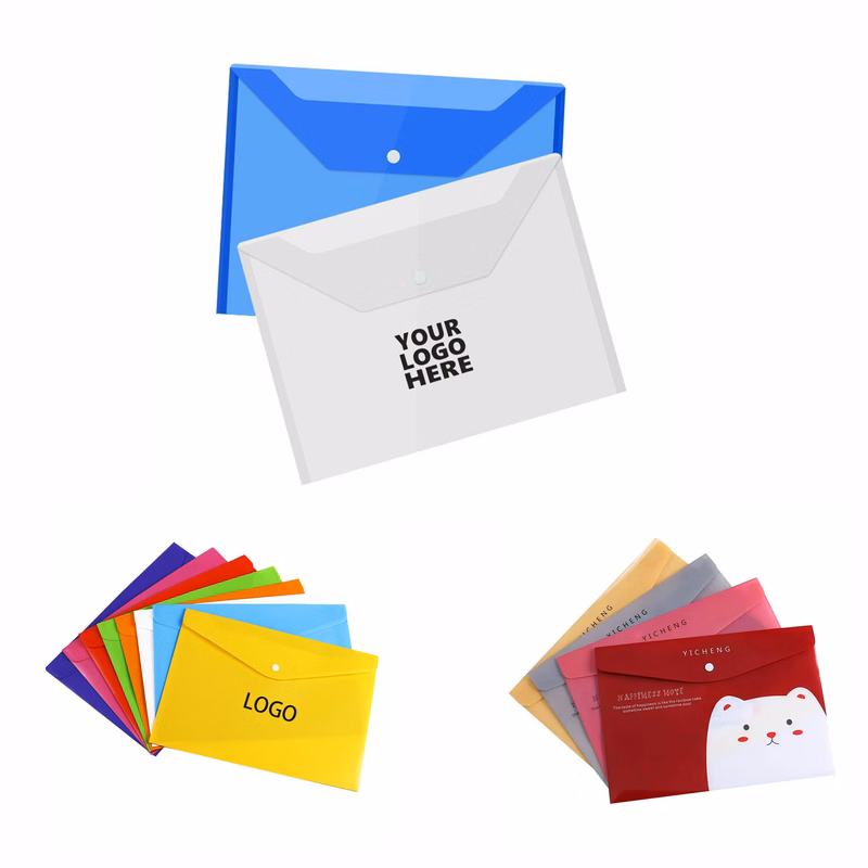 Colourful Clear Qaterproof And Dustproof File Bag MOQ 10pcs