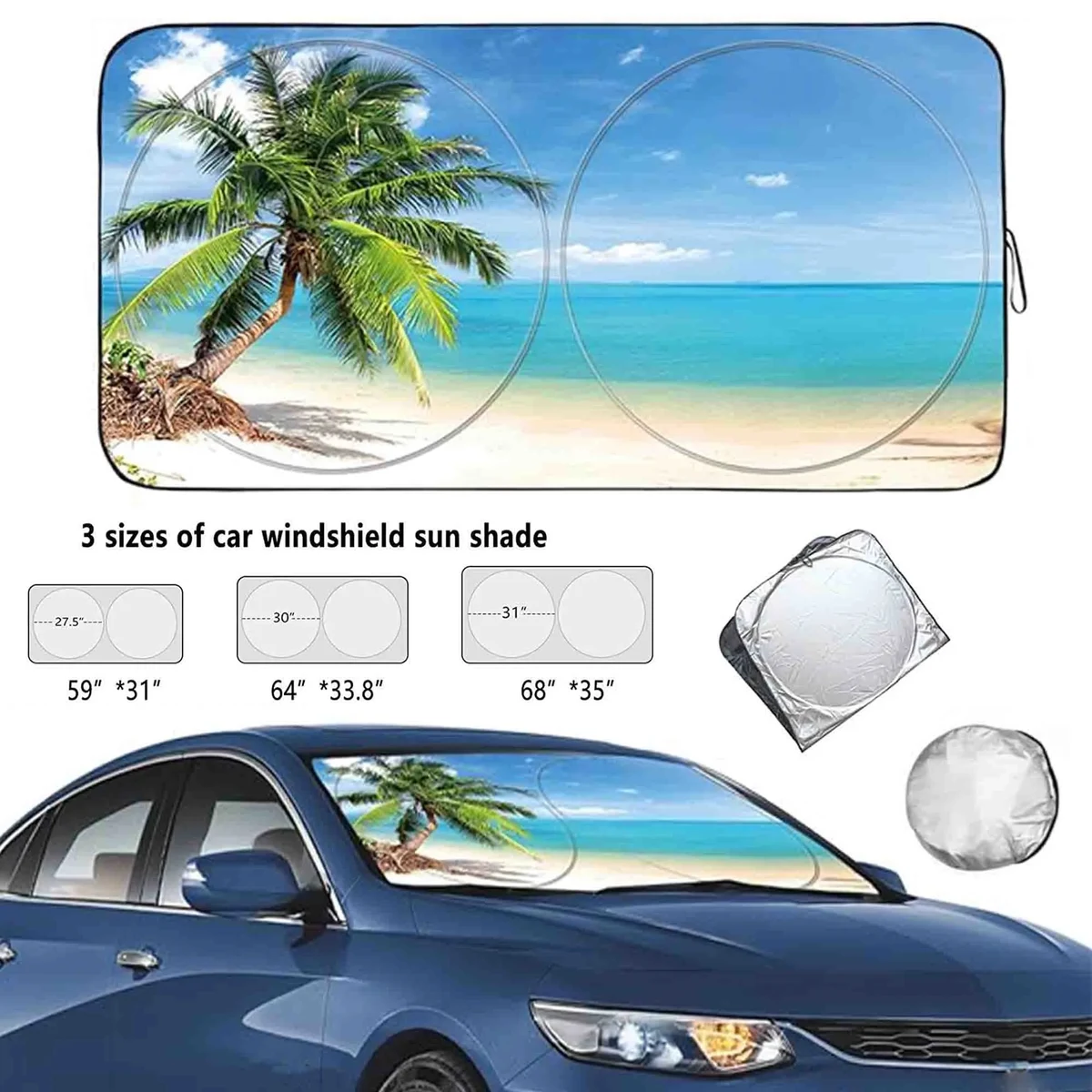 Full Color Car Sun Shade Windshield 1