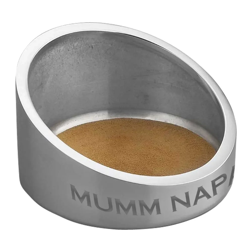Stainless Steel Tilted Wine Coaster 1