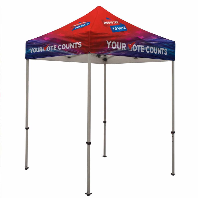 6' Deluxe Tent Kit (Full-Bleed Dye Sublimation)