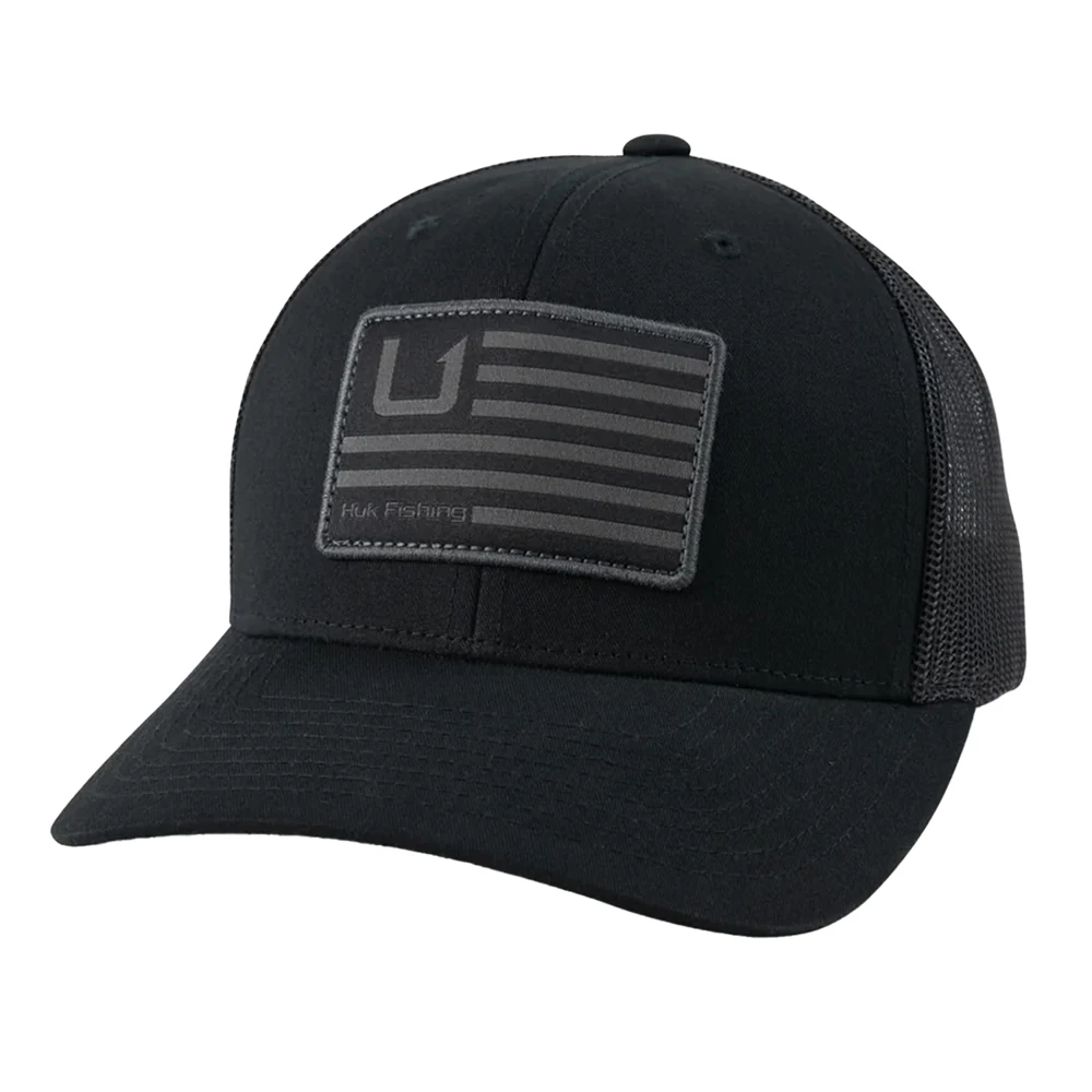 HUK® Six Panel Trucker Hat with Sweat-Wicking Headband & Custom Logo 1