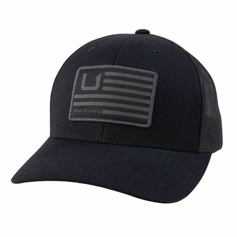 HUK® Six Panel Trucker Hat with Sweat-Wicking Headband & Custom Logo