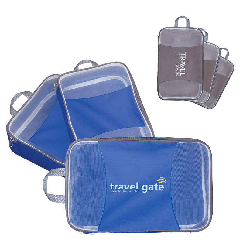 Vagabond Zipper Mesh Packing Cubes (3 Pieces)