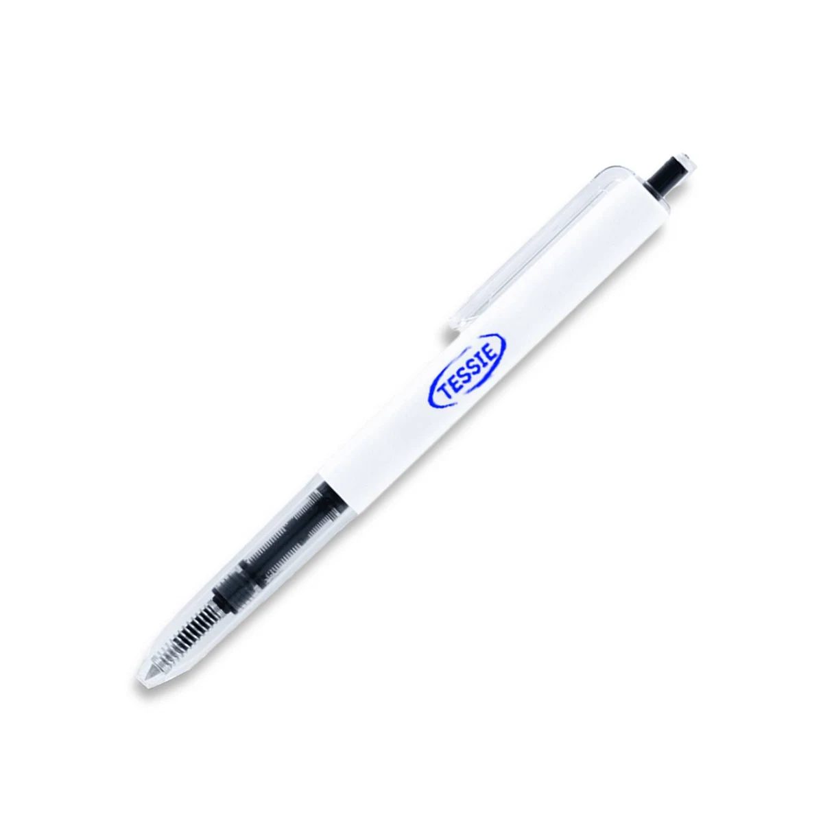 Recycled ABS Click Action Ballpoint Pen, custom pen with logo imprint 1
