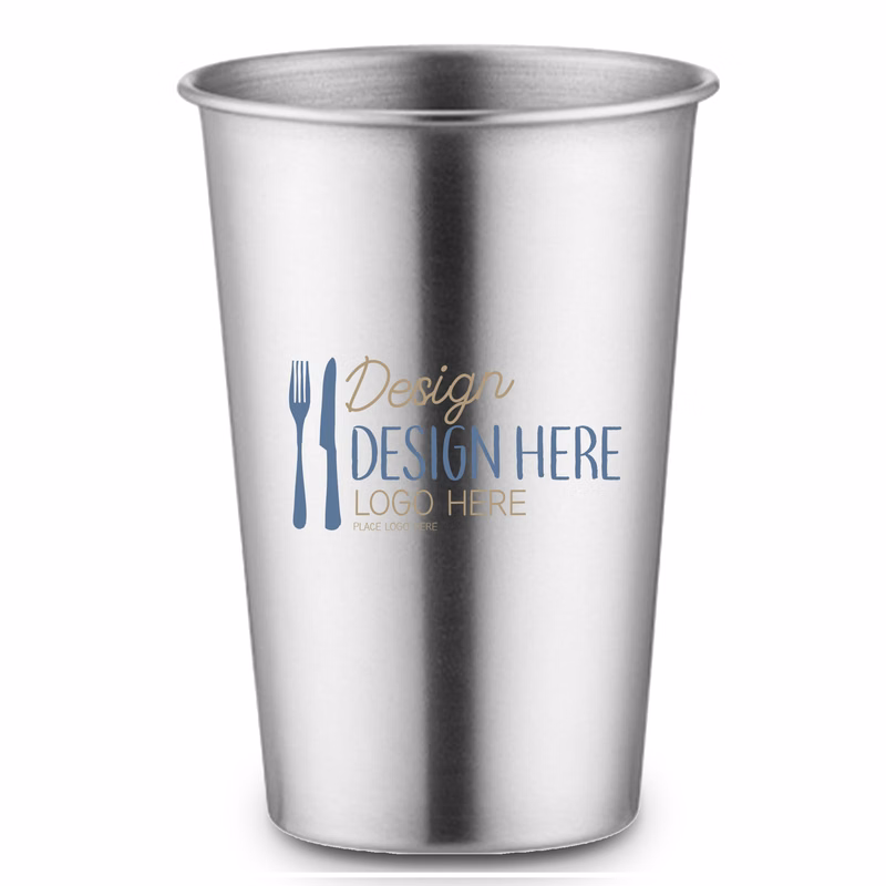 Eco 17oz Silver Beer Tumbler SUS304