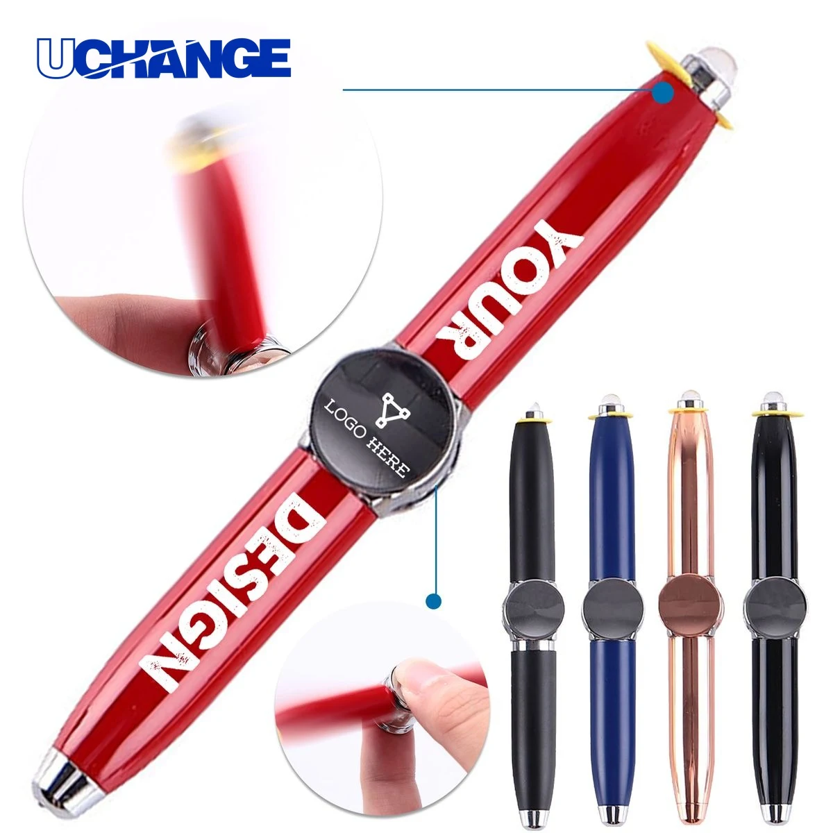 Metal Fingertip Gyro Pen Toy for Stress Relief 1
