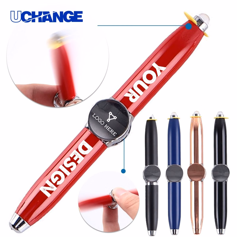 Metal Fingertip Gyro Pen Toy for Stress Relief