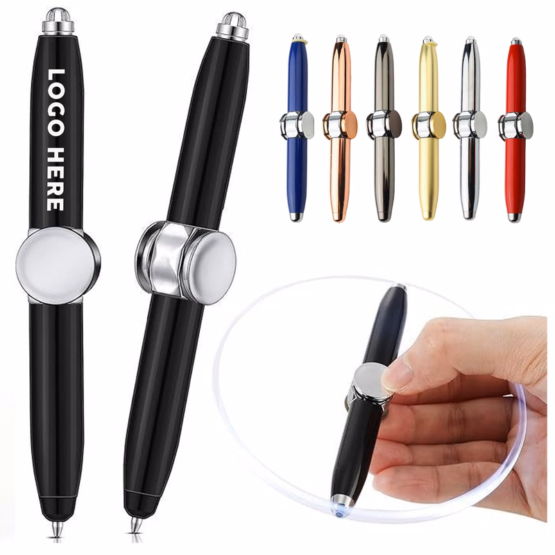 Fidget Spinner Pen with LED Light