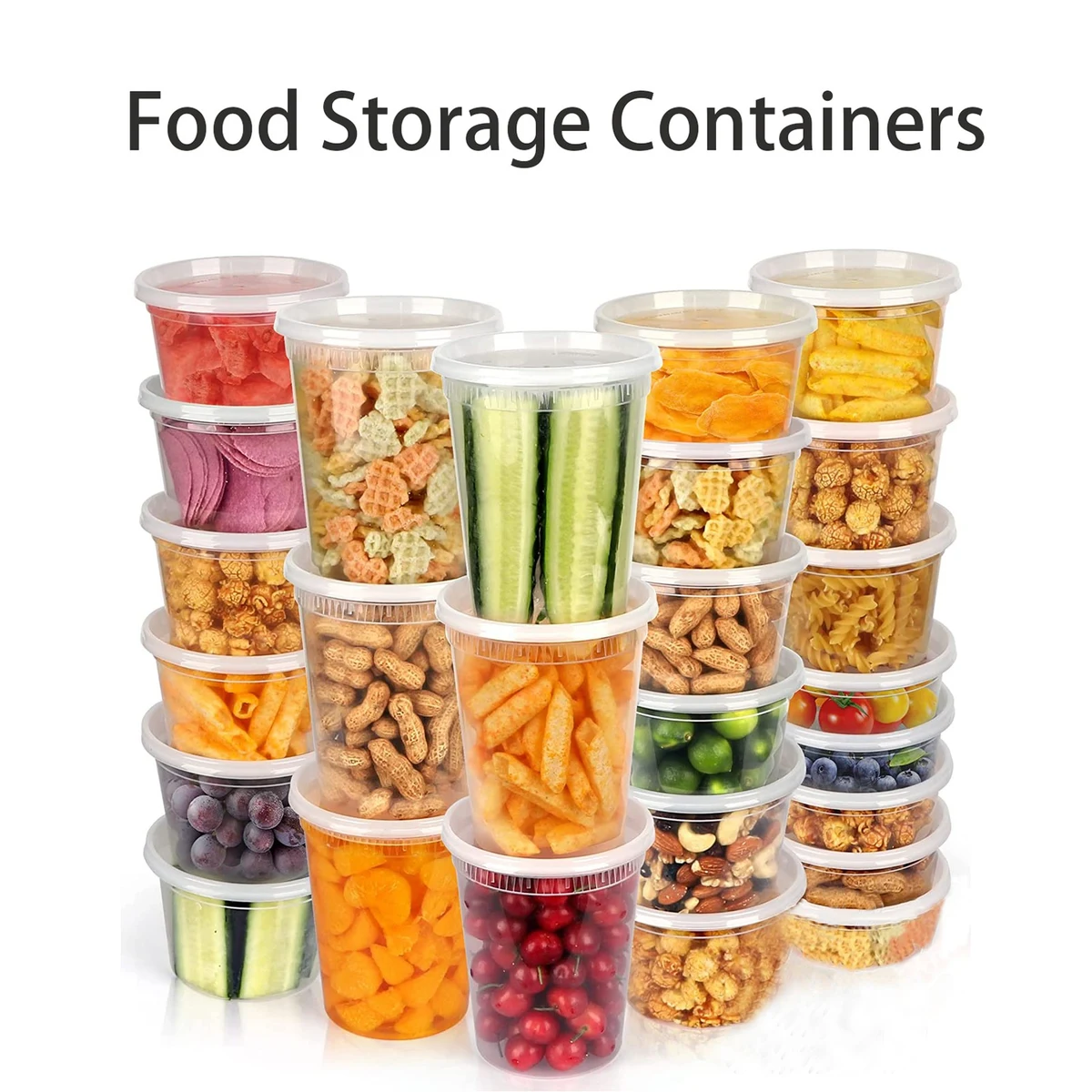 8 oz Food Storage Container with Lid 1