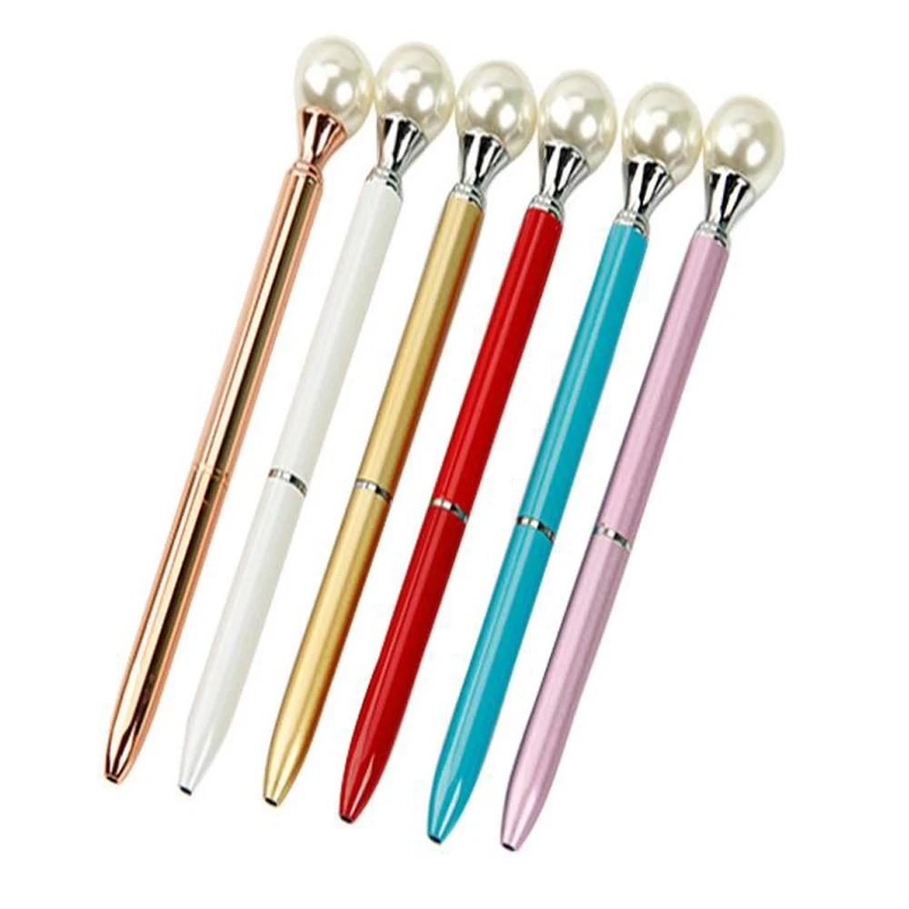 Big Pearl Metal Ballpoint Pen 1