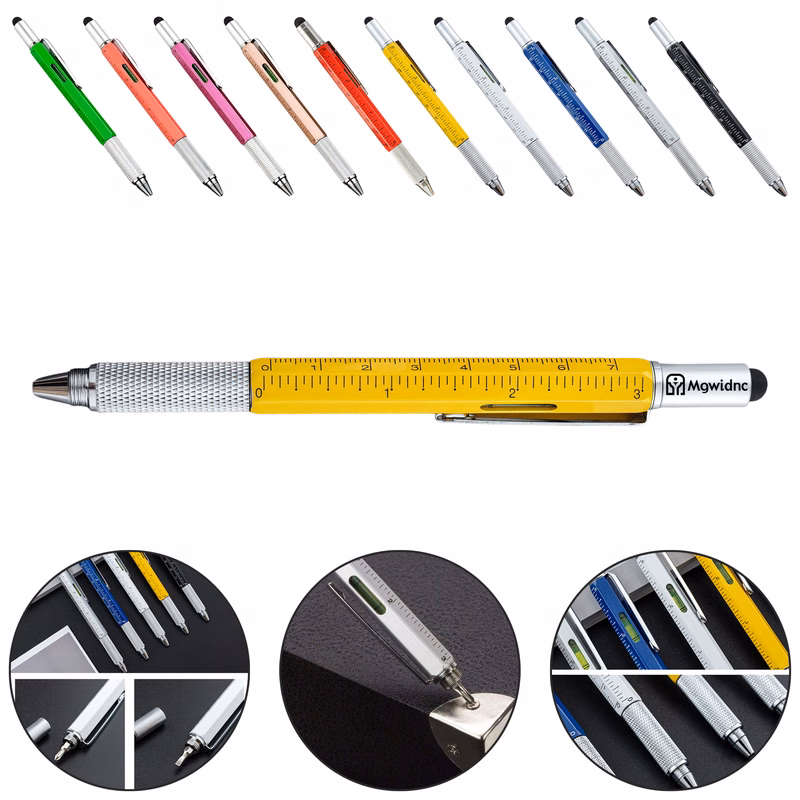 6-in-1 Multi-Function Stylus Pen with Ballpoint