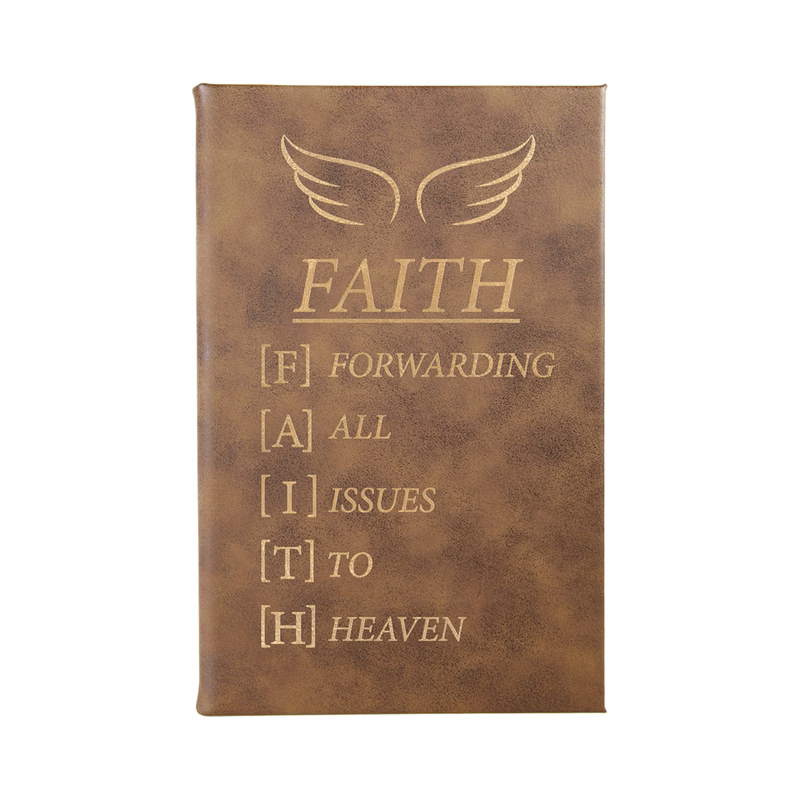 5" x 8" Rustic/Gold Leatherette Journal