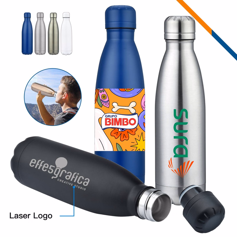 Trojan Stainless Steel Water Bottle - 17 OZ.