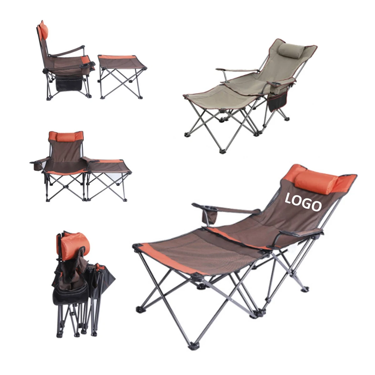 Outdoor Foldable Camping Sitting Lying Chair 1