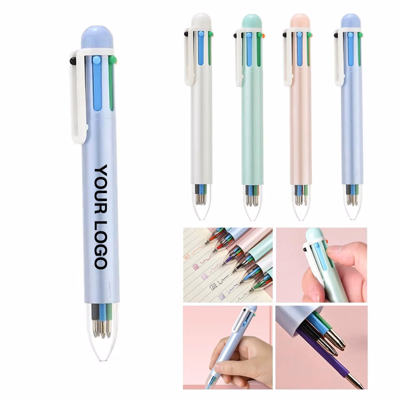 6 in 1 Multicolor Ballpoint Pen for Daily Writing