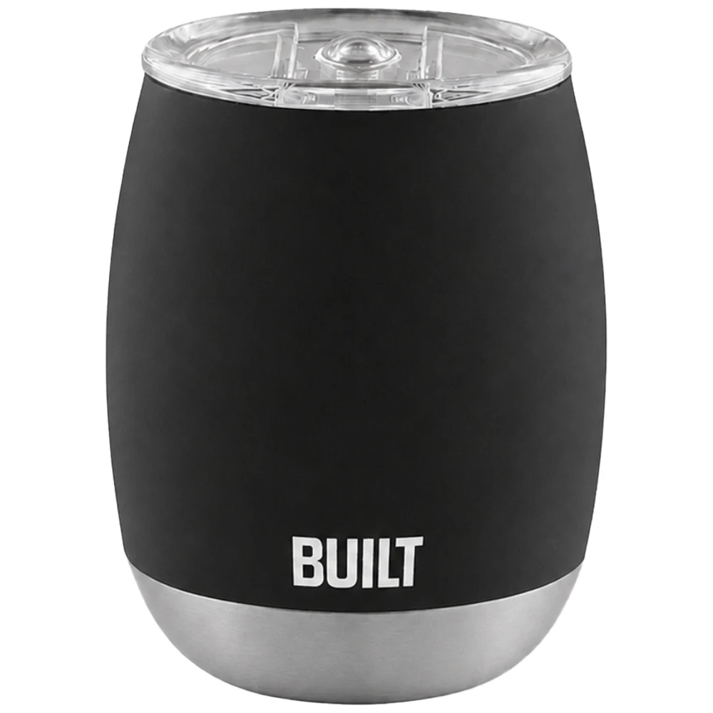 BUILT® 12oz Cascade Wine Tumbler with rubber bumper 1