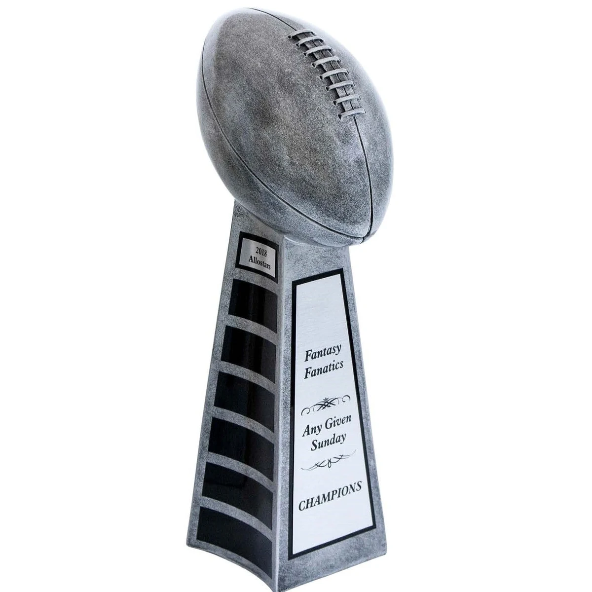 Silver Football Sport Tower W/O Base 1