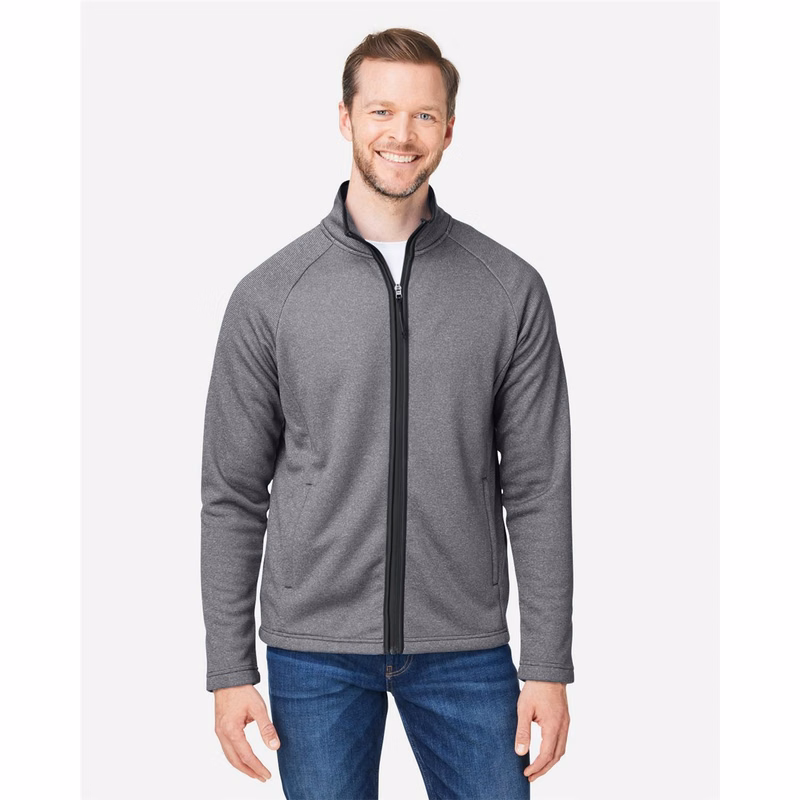 Men's Venture Heathered Stripe Full-Zip Jacket - CE72