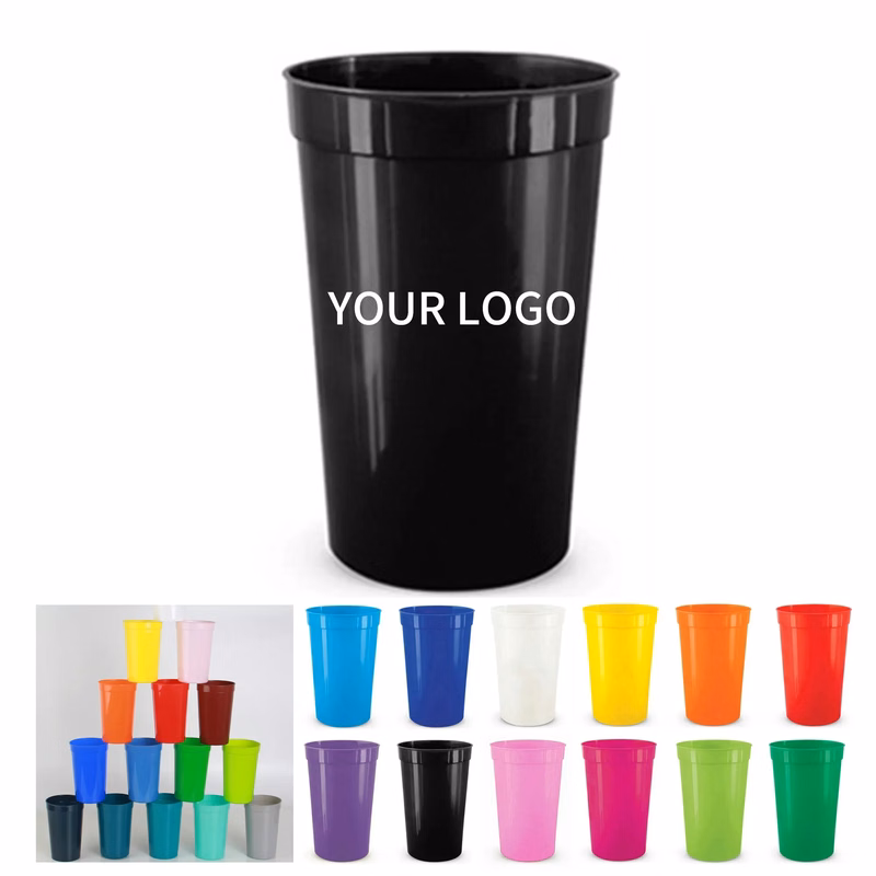 16oz Plastic Stadium Cup Practical for Events or Travel