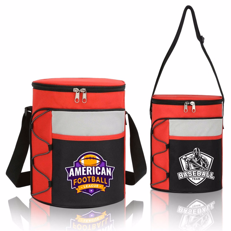 14 Can Insulated Barrel Shaped Cooler Bag
