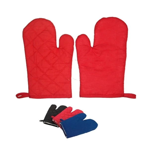 Custom Quilted Cotton Oven Mitt 1