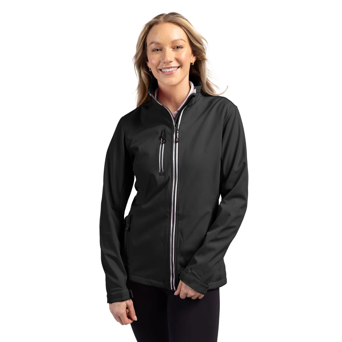 Clique Telemark Recycled Stretch Softshell Womens Full Zip Jacket 1
