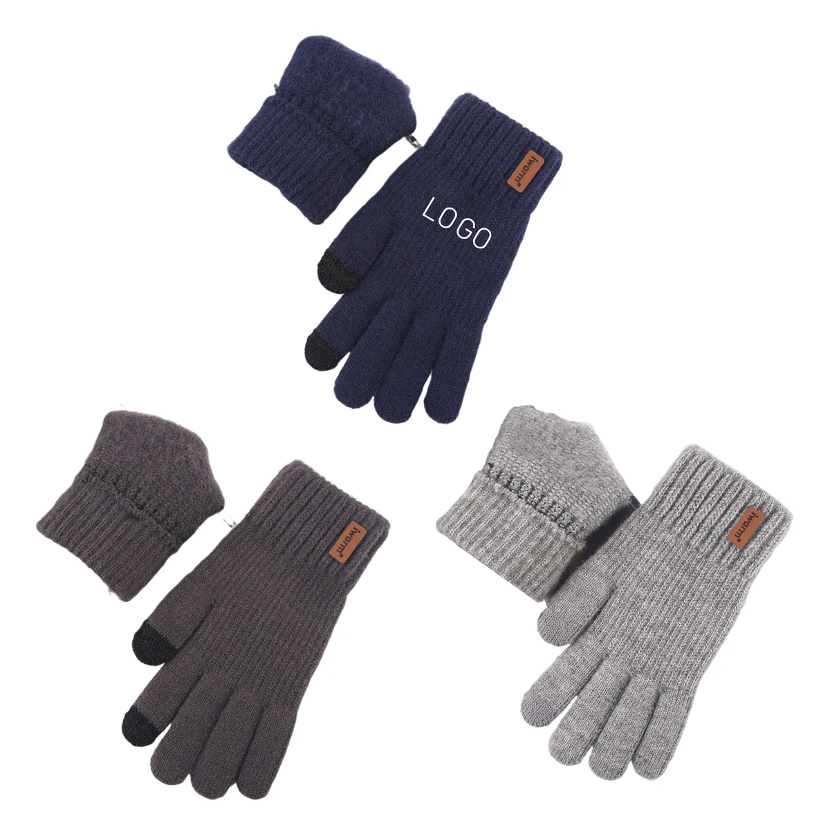 Warm Knitted Gloves 1