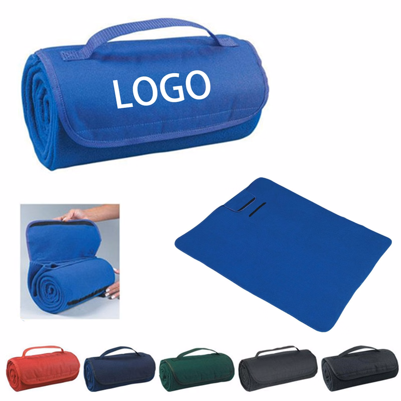 Reversible Polar Fleece Picnic Blanket MOQ 50pcs