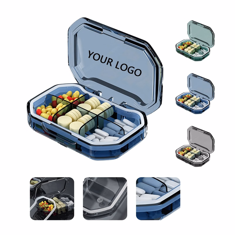Transparent Medication Box with Silicone Sealing Strip