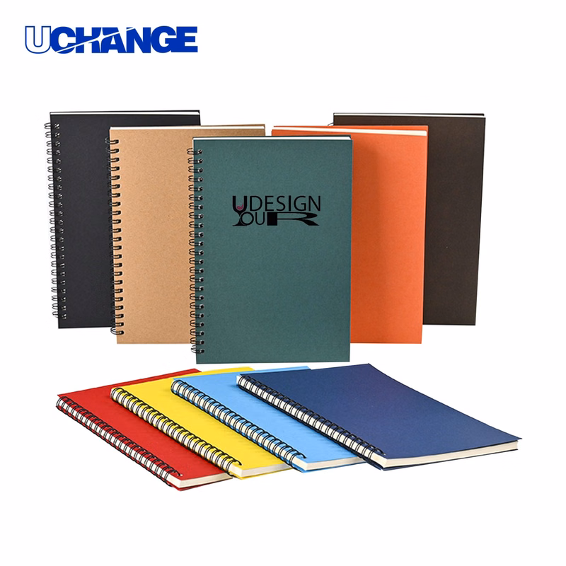 A5 Kraft Paper Spiral Coil Notebook Journal
