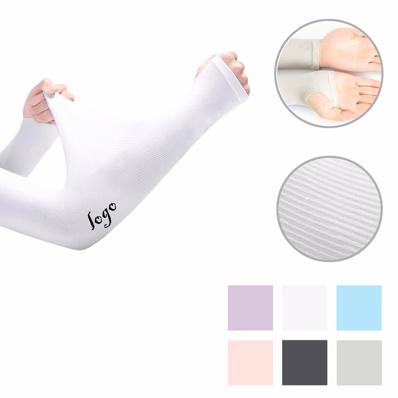 MOQ25 22g Ice Silk Sun Protection Arm Sleeves