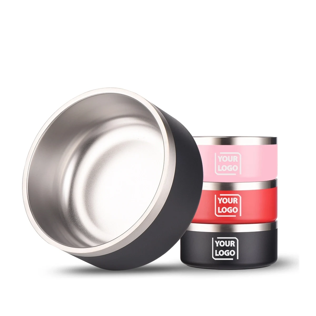 42oz Stainless Steel Pet Bowl 1