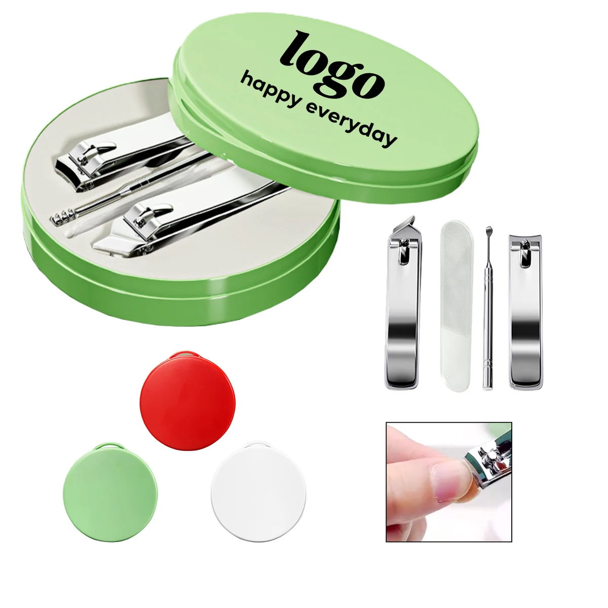 4-Piece Portable Nail Clipper Set 1