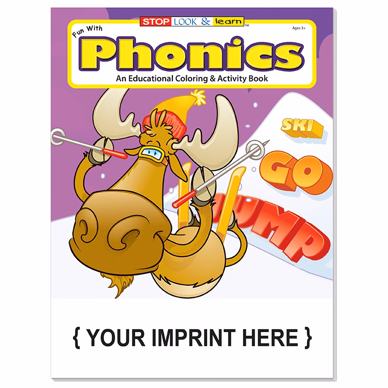 COLORING BOOK - Fun With Phonics Coloring & Activity Book