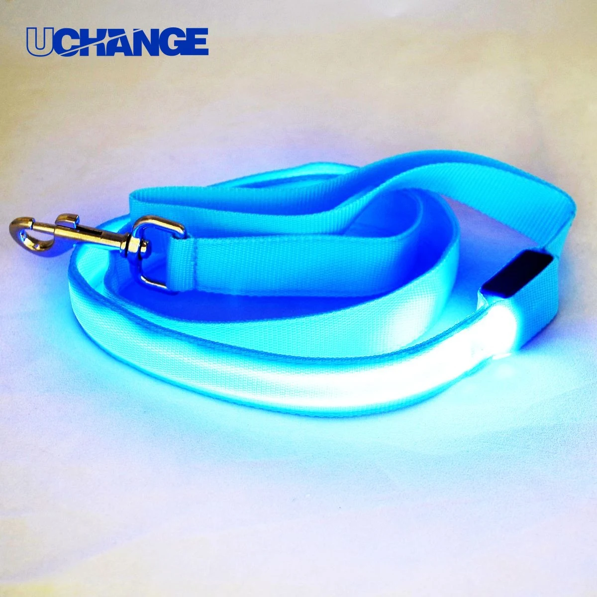 Nylon Glowing Collar Hook Dog Leash Tool 1