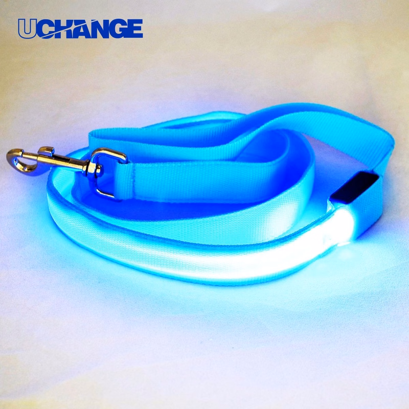 Nylon Glowing Collar Hook Dog Leash Tool