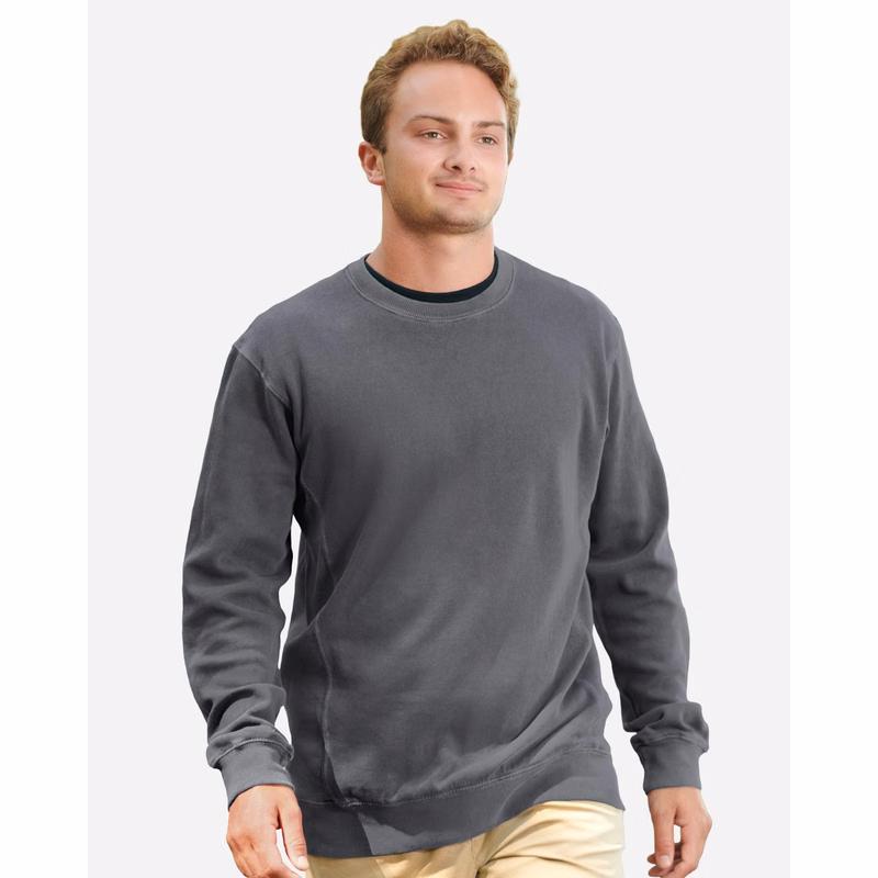 Unisex Pigment-Dyed Fleece Crewneck Sweatshirt - 8731