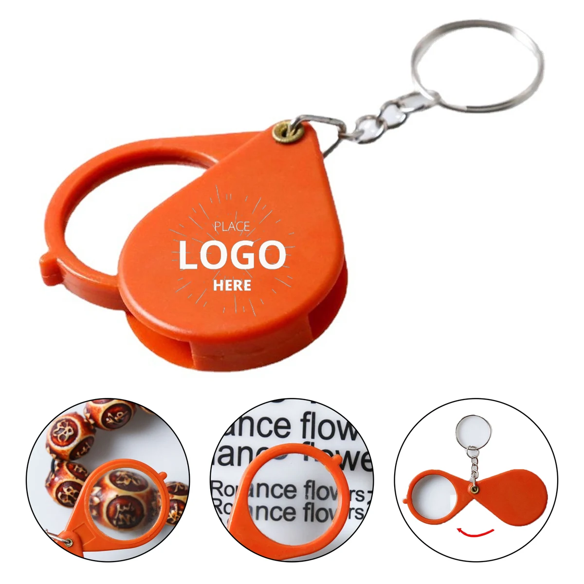 Portable Keychain Folding Magnifier 1