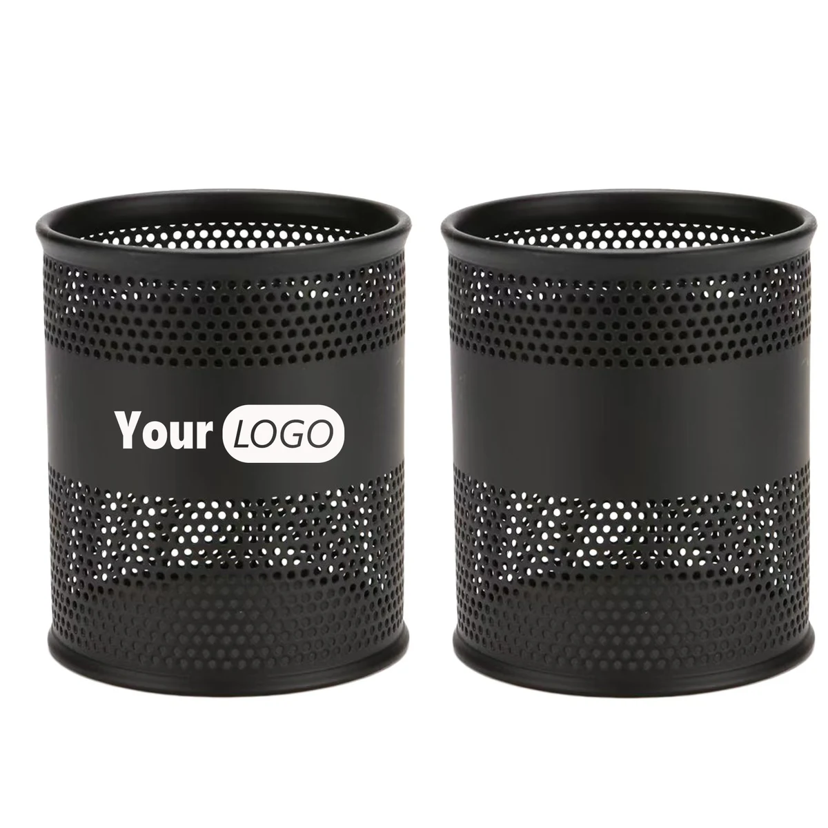 Metal Mesh Desk Pen Holder 1