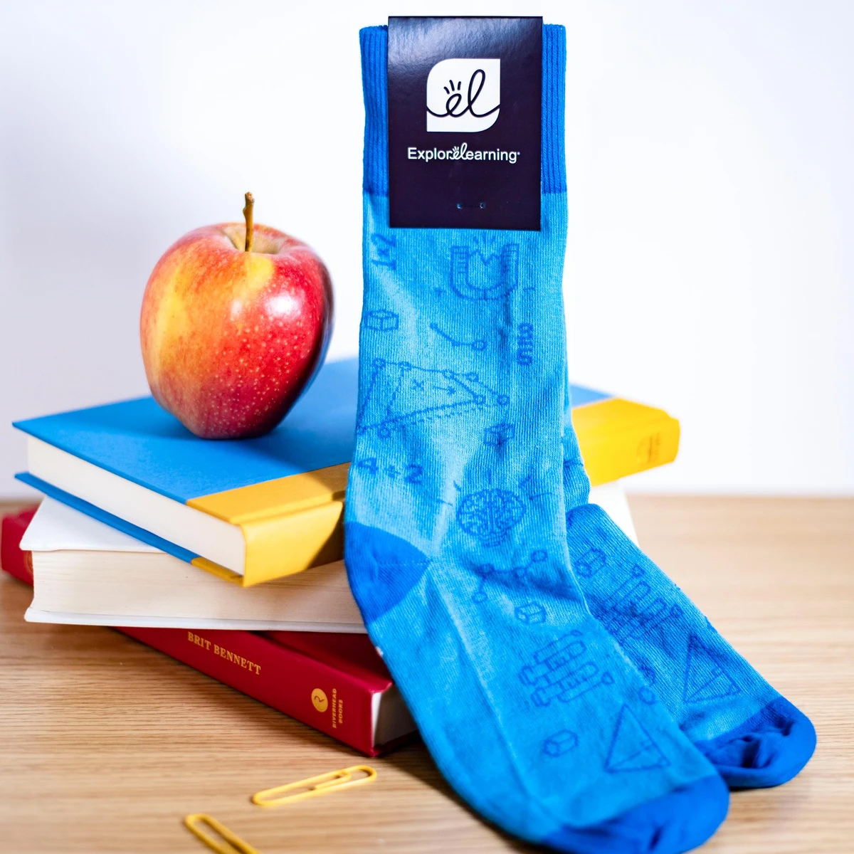 Solid Color Teacher Socks - Comfortable Footwear for Educators - American Made 1
