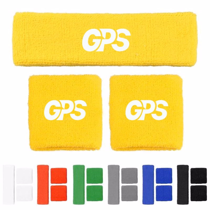 2 PCS Wrist Band & Headband Sweat Set