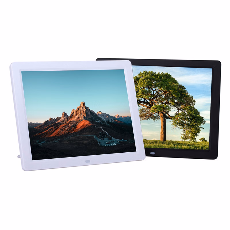 12" Digital Picture Frame – Slideshow, Video & Music Playback