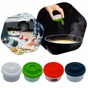 Mini Plastic Salt And Pepper Shaker With Lid